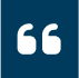 Quotation mark icon on dark blue background.